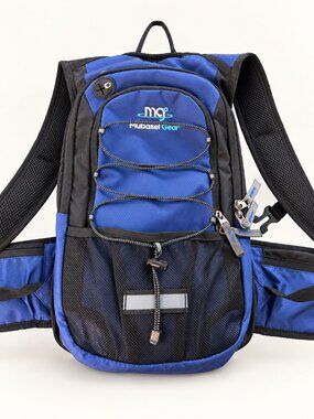 Mubasel Gear Blue Black Insulated Hydration Backpack with 2L Bladder - Like New